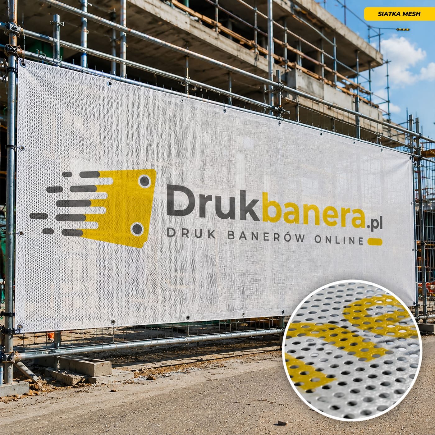 Siatka mesh 300 g - przykład wydruku