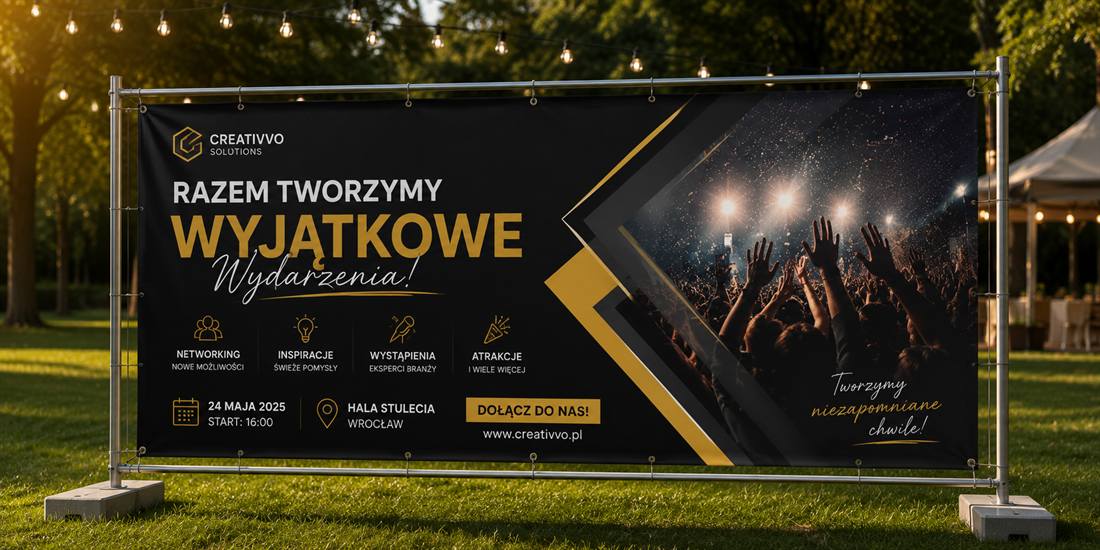 Baner eventowy reklamowy